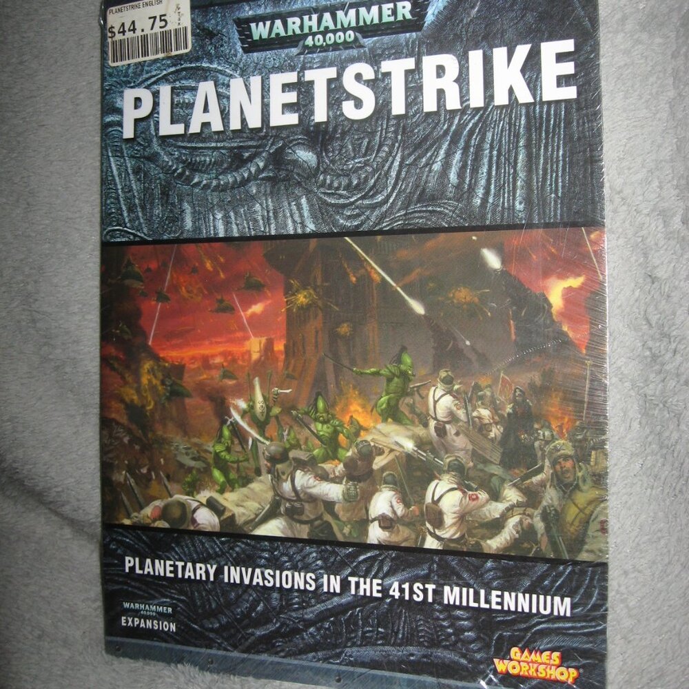 Warhammer Softcover Book 40,000 40K Planetstrike Expansion SEALED MIP NEW 2409A7
